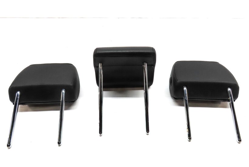 Thumbnail 6: 15-19 LAND ROVER DISCOVERY SPORT L550 REAR LEFT RIGHT CENTER HEADREST SET3 BLACK