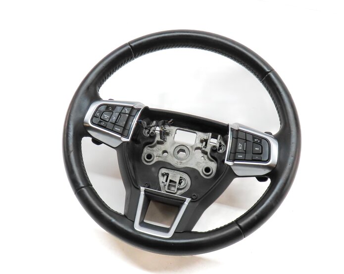 15-19 DISCOVERY SPORT (L550) STEERING WHEEL w/ SWITCHES & SHIFT PADDLES (BLACK)