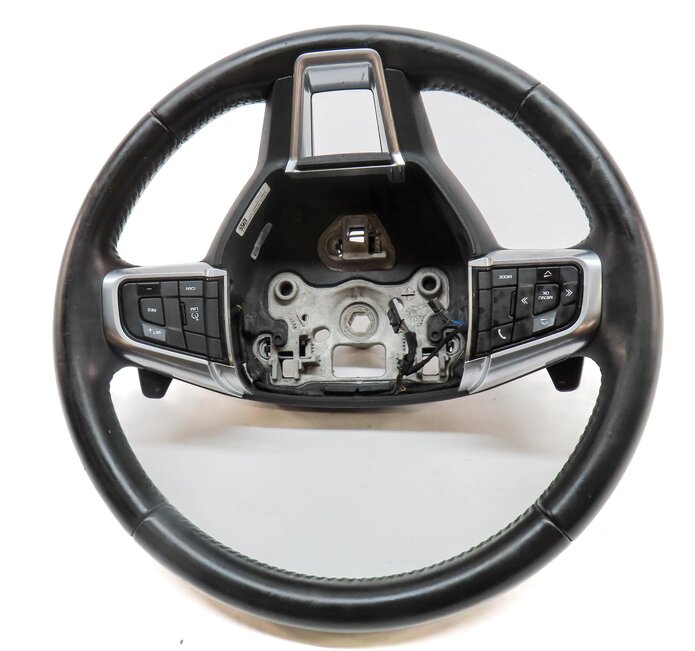 Thumbnail 4: 15-19 DISCOVERY SPORT (L550) STEERING WHEEL w/ SWITCHES & SHIFT PADDLES (BLACK)