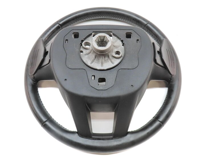 Thumbnail 5: 15-19 DISCOVERY SPORT (L550) STEERING WHEEL w/ SWITCHES & SHIFT PADDLES (BLACK)