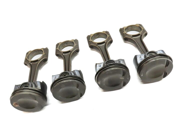 Thumbnail 4: 15-18 AUDI A3 A6 TT (8V C7 4G 8S) 2.0L TURBO ENGINE PISTON & CONNECTING ROD SET4