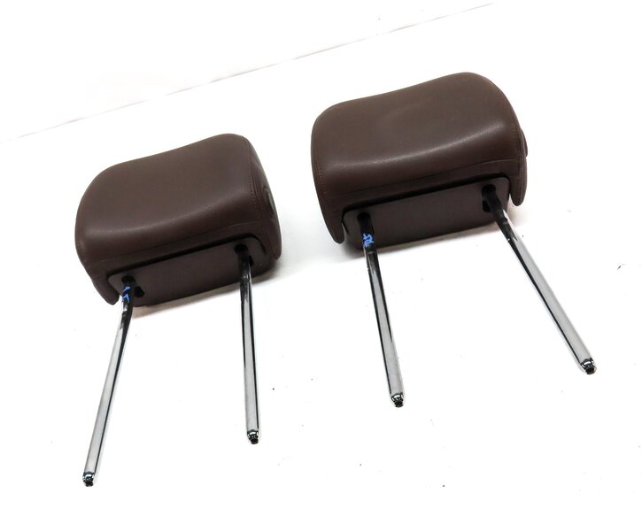 Thumbnail 3: 15-20 AUDI A3 S3 (8V 8Y) FRONT LEFT & RIGHT SEAT HEADREST SET2 (CHESTNUT BROWN)
