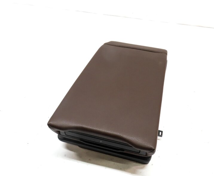 15-20 AUDI A3 (8V) REAR SEAT FOLD DOWN UP CONSOLE ARMREST CUPHOLDER (BROWN)