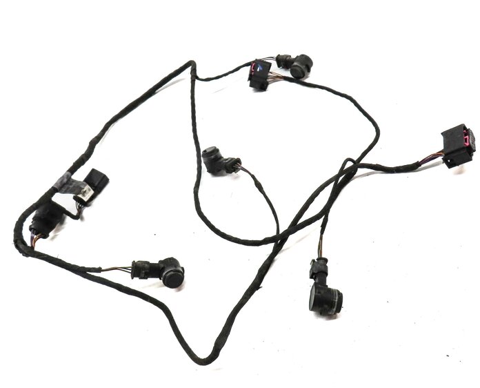 Thumbnail 3: 2015 AUDI A3 (8V) REAR PARK ASSIST PDC SENSOR SET4 (BLACK) & WIRE WIRING HARNESS