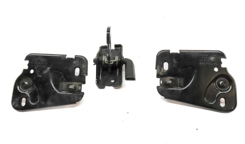 Thumbnail 4: 2015 AUDI A3 (8V) HOOD LEFT & RIGHT STRIKER & SAFETY CATCH HOOK & RELEASE LEVER