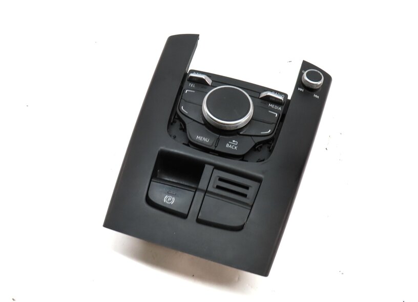 2015 AUDI A3 8V CENTER CONSOLE MMI MEDIA NAVIGATION CONTROL KNOB & BUTTON PANEL