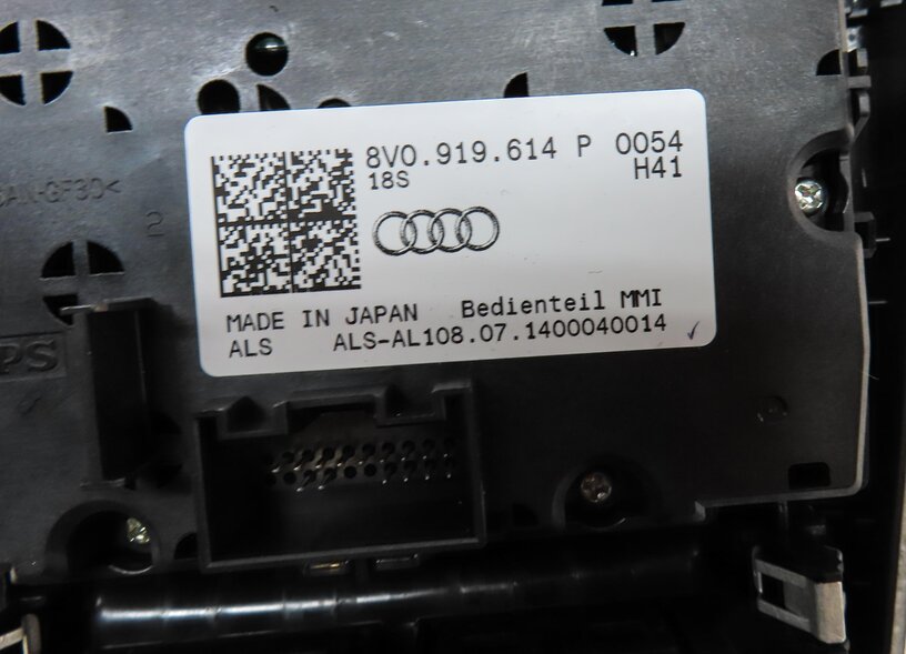 Thumbnail 7: 2015 AUDI A3 8V CENTER CONSOLE MMI MEDIA NAVIGATION CONTROL KNOB & BUTTON PANEL