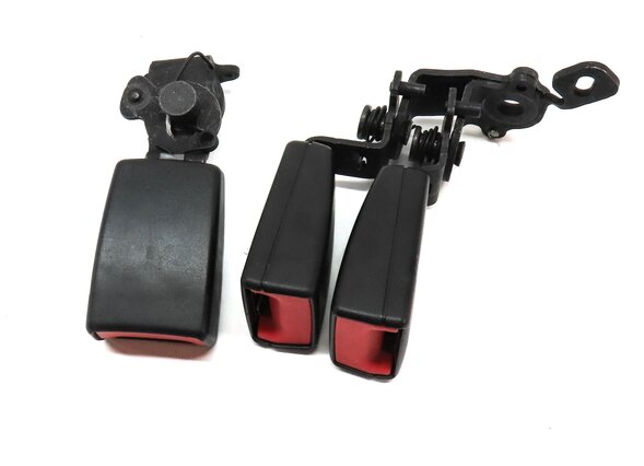 Thumbnail 2: 2015 AUDI A3 (8V) REAR LEFT & RIGHT SEATBELT BUCKLE RECEIVER SET 2 (BLACK)