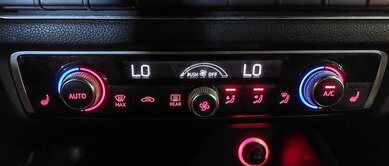 Thumbnail 2: 2015-2018 AUDI A3 S3 (8V) FRONT DUAL ZONE HEATER A/C TEMPERATURE CONTROL PANEL