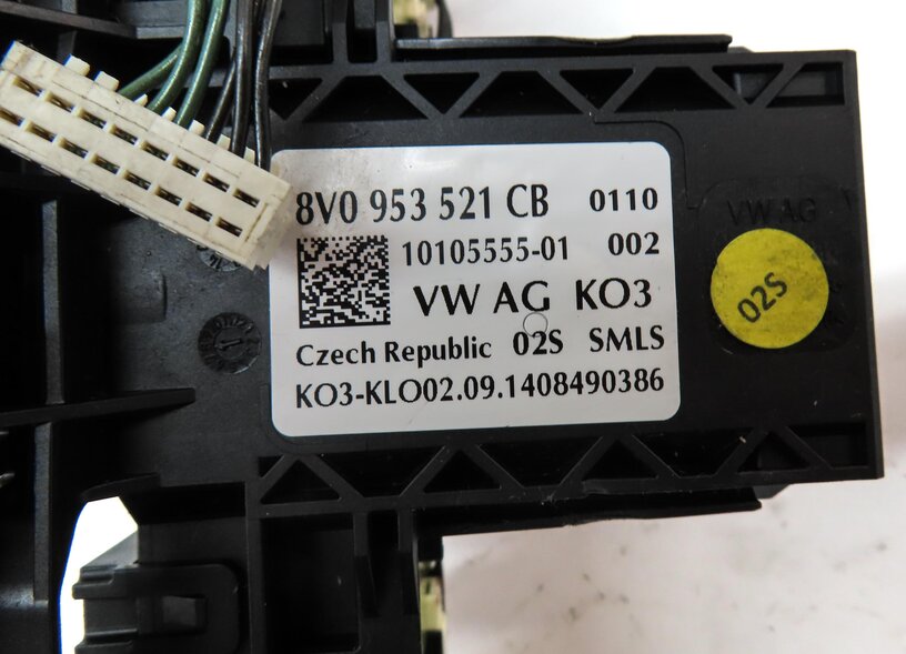 Thumbnail 6: 2015 AUDI A3 8V STEERING COLUMN COMBINATION SWITCH TURN CRUISE WIPER BLIND SPOT