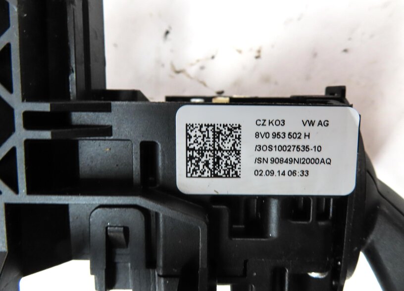 Thumbnail 7: 2015 AUDI A3 8V STEERING COLUMN COMBINATION SWITCH TURN CRUISE WIPER BLIND SPOT