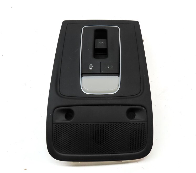 Thumbnail 2: 2015 AUDI A3 (8V) FRONT CENTER ROOF PRIMARY DOME LIGHT ASSEMBLY (BLACK)