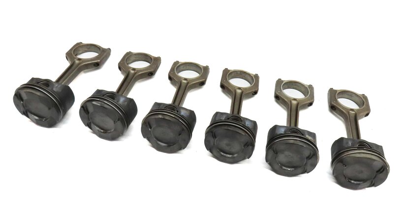 Thumbnail 1: BMW 1/3/5/6/7/X1/X3/X5/X6 3.0L N55 TURBO ENGINE - PISTON w/ CONNECTING ROD SET/6