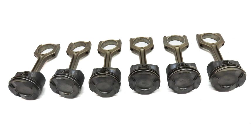 Thumbnail 3: BMW 1/3/5/6/7/X1/X3/X5/X6 3.0L N55 TURBO ENGINE - PISTON w/ CONNECTING ROD SET/6