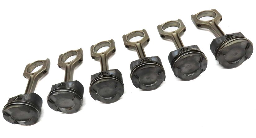 Thumbnail 4: BMW 1/3/5/6/7/X1/X3/X5/X6 3.0L N55 TURBO ENGINE - PISTON w/ CONNECTING ROD SET/6