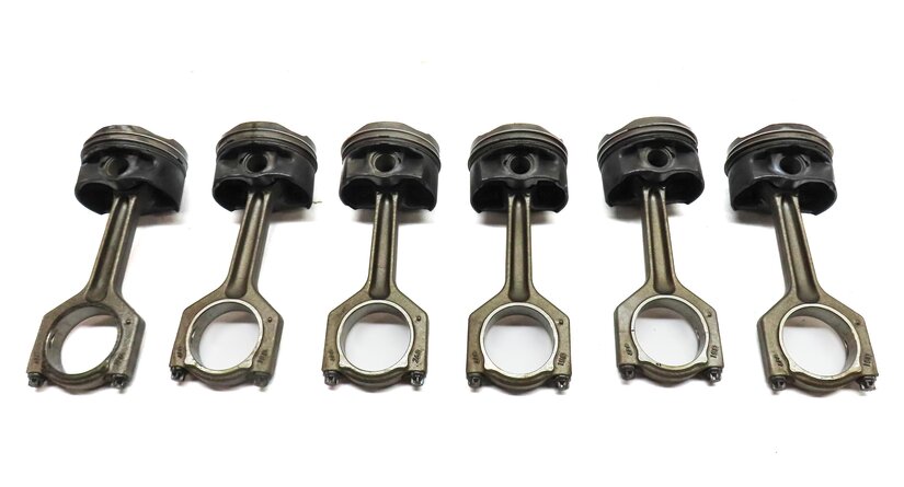 Thumbnail 5: BMW 1/3/5/6/7/X1/X3/X5/X6 3.0L N55 TURBO ENGINE - PISTON w/ CONNECTING ROD SET/6
