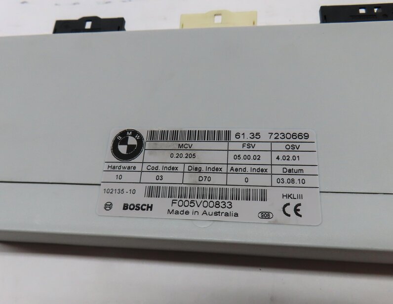 Thumbnail 4: 2008-2014 BMW X6 X6M (E71 E72) REAR LIFTGATE CONTROL MODULE TRUNK LIFT MODULE