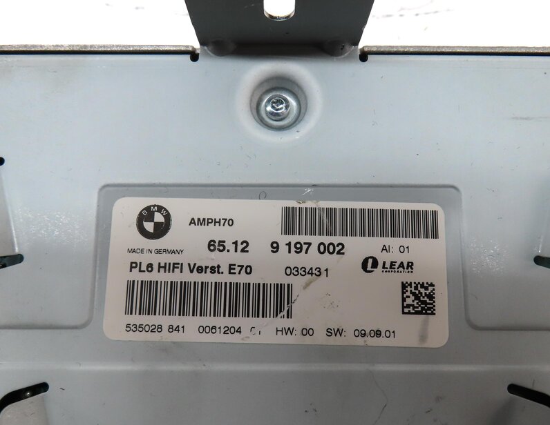 Thumbnail 5: 2011-2013 BMW X5 X5M (E70 E71) RADIO STEREO MEDIA AUDIO AMP AMPLIFIER (LEAR)