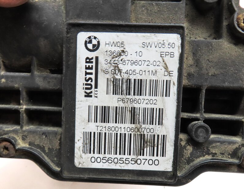 Thumbnail 7: 2011 BMW X6 (E71) EMERGENCY BRAKE ELECTRIC PARKING BRAKE ACTUATOR MOTOR & CABLES