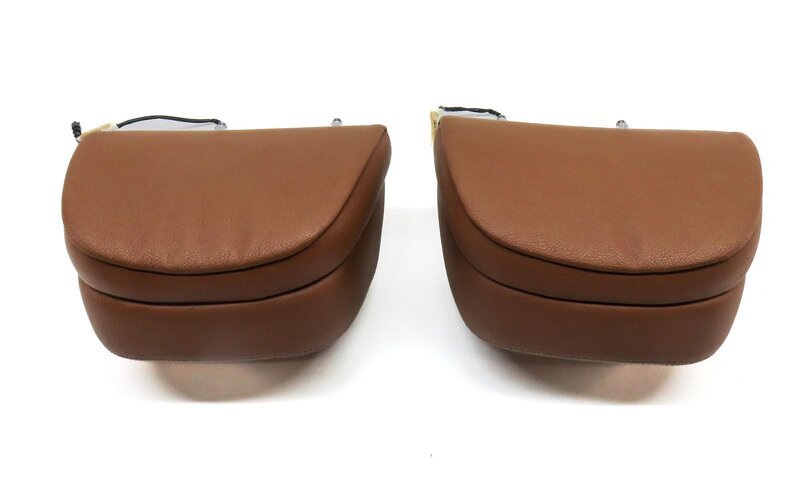 Thumbnail 4: 08-11 BMW X5 X6 E70 E71 BMW X6 FRONT LEFT & RIGHT HEADREST SET 2 (BROWN LEATHER)
