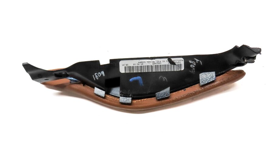 Thumbnail 6: 2011 BMW X6 (E71) FRONT LEFT & RIGHT CENTER CONSOLE KNEE PAD CUSHION SET (BROWN0