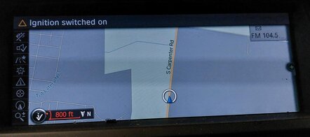 10-14 X5 X5M X6 X6M (E70 E71 E72) 8.8" FRONT GPS NAVIGATION MEDIA DISPLAY SCREEN