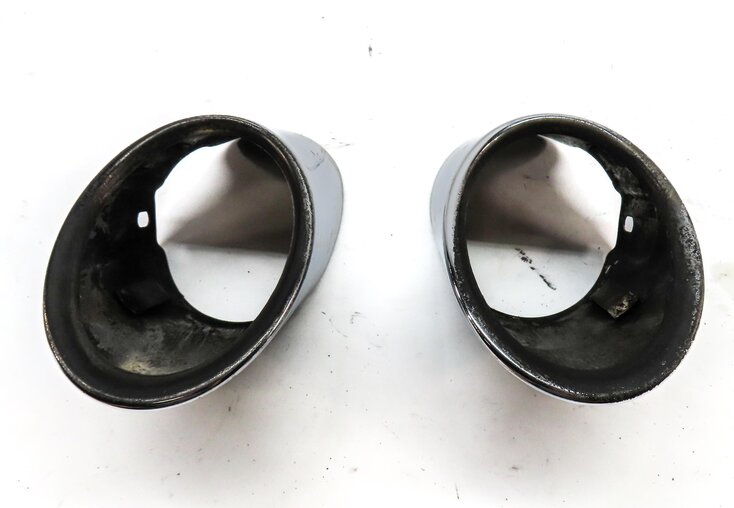 Thumbnail 2: 2011-2014 BMW X6 (E71) LEFT & RIGHT EXHAUST TIP SET-2 (CHROME)