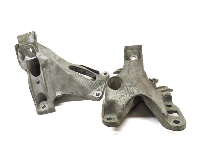 Thumbnail 2: 2011 BMW X6 (E71) 3.0L N55 TURBO ENGINE LEFT & RIGHT MOTOR MOUNT BRACKET SET-2