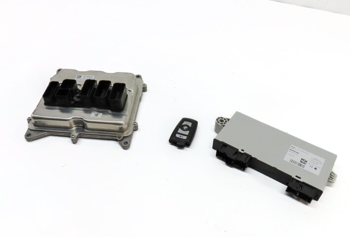 2014 BMW X3 (F25) 2.0L TURBO N20 DME ECU ECM CAS4 BODY ENGINE MODULE & KEY SET 3