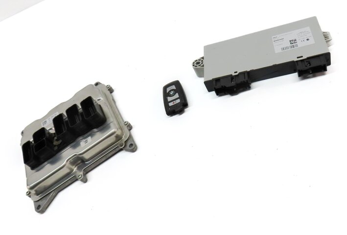 Thumbnail 3: 2014 BMW X3 (F25) 2.0L TURBO N20 DME ECU ECM CAS4 BODY ENGINE MODULE & KEY SET 3