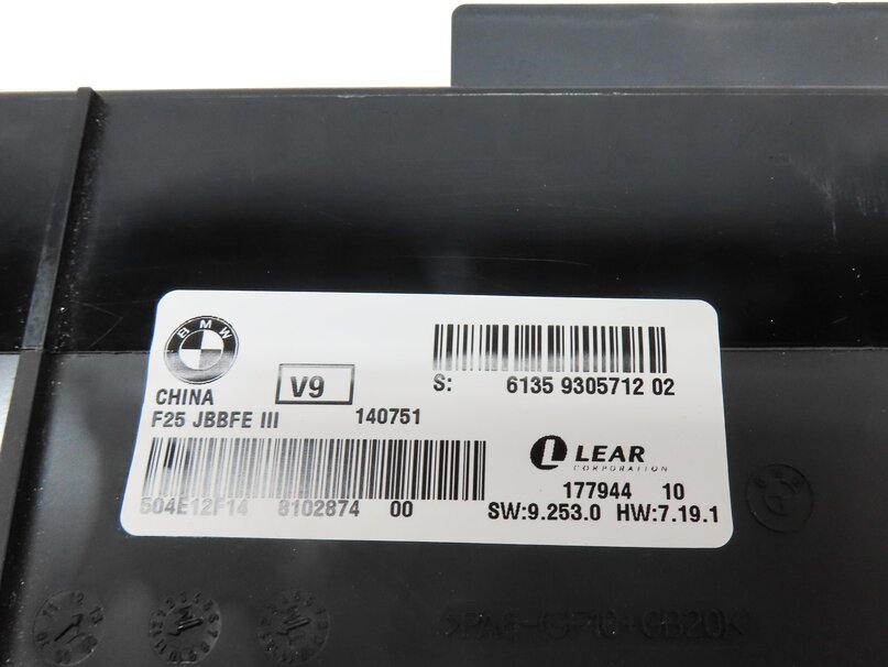 Thumbnail 4: 2011-2014 BMW X3 (F25) MAIN PRIMARY BODY CONTROL MODULE COMPUTER