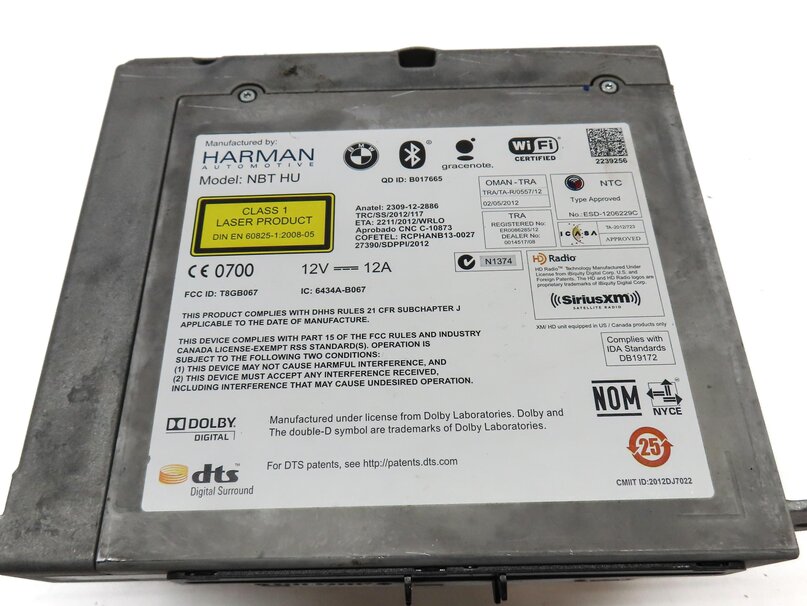 Thumbnail 5: 14-16 BMW 2 3 4 5 6 7 X3 X5 X6 (F10 F15 F22 F30 F32) AM/FM CD STEREO RECEIVER
