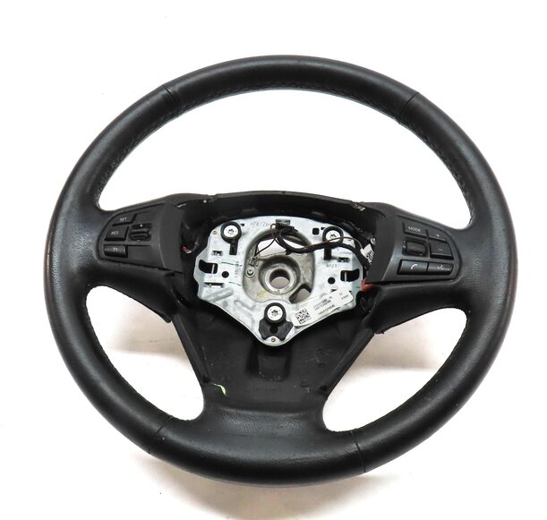 Thumbnail 2: 11-17 BMW X3 (F25) 3 SPOKE STEERING WHEEL & MULTIFUNCTION SWITCH BUTTONS (BLACK)