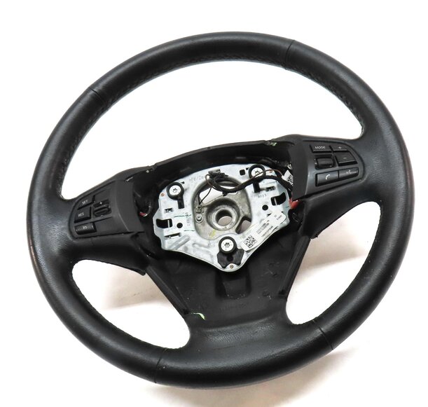 Thumbnail 3: 11-17 BMW X3 (F25) 3 SPOKE STEERING WHEEL & MULTIFUNCTION SWITCH BUTTONS (BLACK)