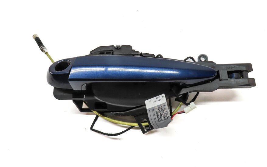 Thumbnail 4: 08-14 BMW X3 X5 X5M X6 X6M (E70 E71 F25) LEFT DRIVER DOOR HANDLE (DEEP SEA BLUE)