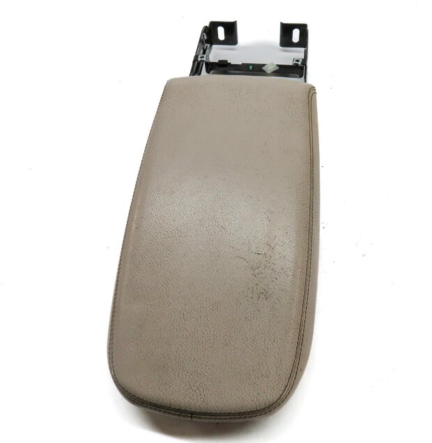 Thumbnail 2: 11-18 BMW X3 X4 F25 F26 FRONT CENTER CONSOLE STORAGE ARMREST LID (OYSTER BEIGE)