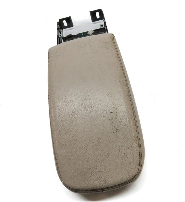 Thumbnail 3: 11-18 BMW X3 X4 F25 F26 FRONT CENTER CONSOLE STORAGE ARMREST LID (OYSTER BEIGE)