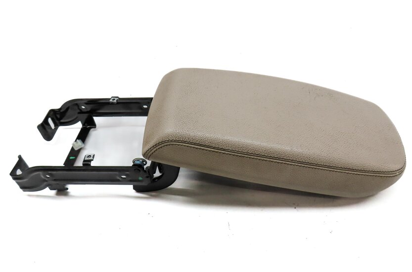 Thumbnail 4: 11-18 BMW X3 X4 F25 F26 FRONT CENTER CONSOLE STORAGE ARMREST LID (OYSTER BEIGE)