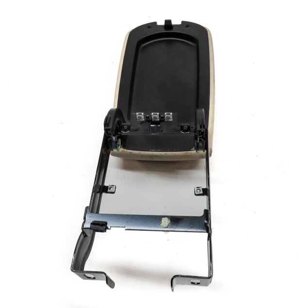 Thumbnail 6: 11-18 BMW X3 X4 F25 F26 FRONT CENTER CONSOLE STORAGE ARMREST LID (OYSTER BEIGE)