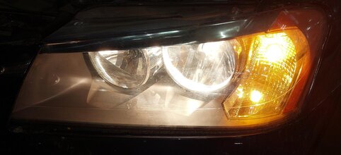 Thumbnail 2: 2011-2014 BMW X3 (F25) LEFT FRONT DRIVER HALOGEN HEADLIGHT LIGHT LAMP