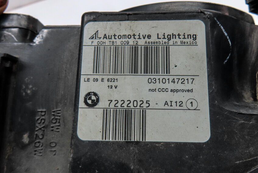 Thumbnail 7: 2011-2014 BMW X3 (F25) LEFT FRONT DRIVER HALOGEN HEADLIGHT LIGHT LAMP
