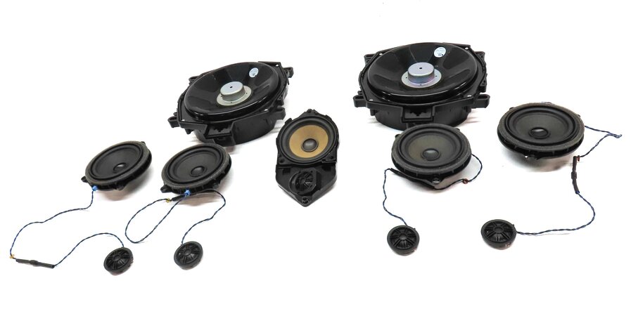 Thumbnail 2: 2014 BMW X3 (F25) RADIO STEREO WOOFER MIDRANGE TWEETER SPEAKER SET 11