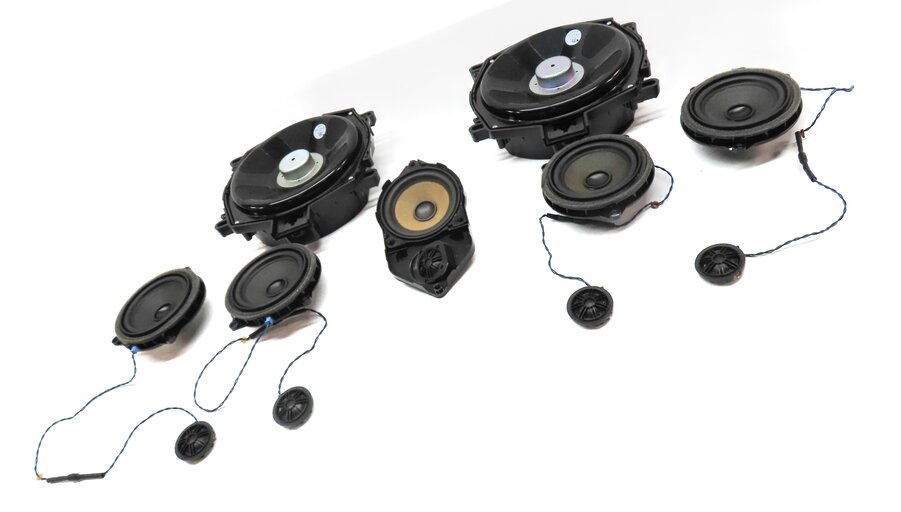 Thumbnail 3: 2014 BMW X3 (F25) RADIO STEREO WOOFER MIDRANGE TWEETER SPEAKER SET 11