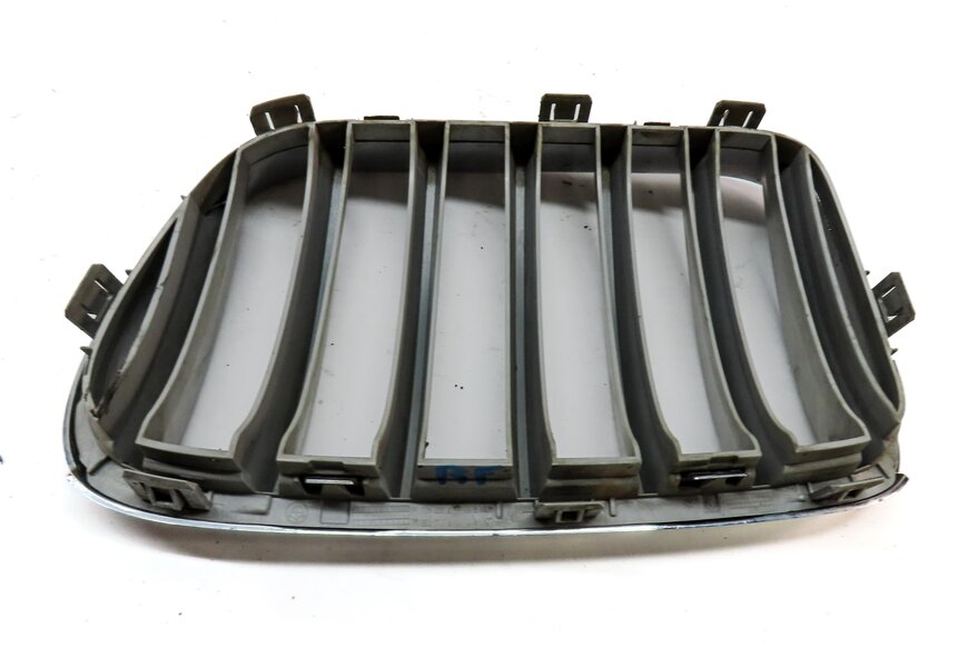 Thumbnail 6: 2013-2017 BMW X3 (F25) FRONT LEFT & RIGHT KIDNEY GRILLE HOOD VENT TRIM SET-2