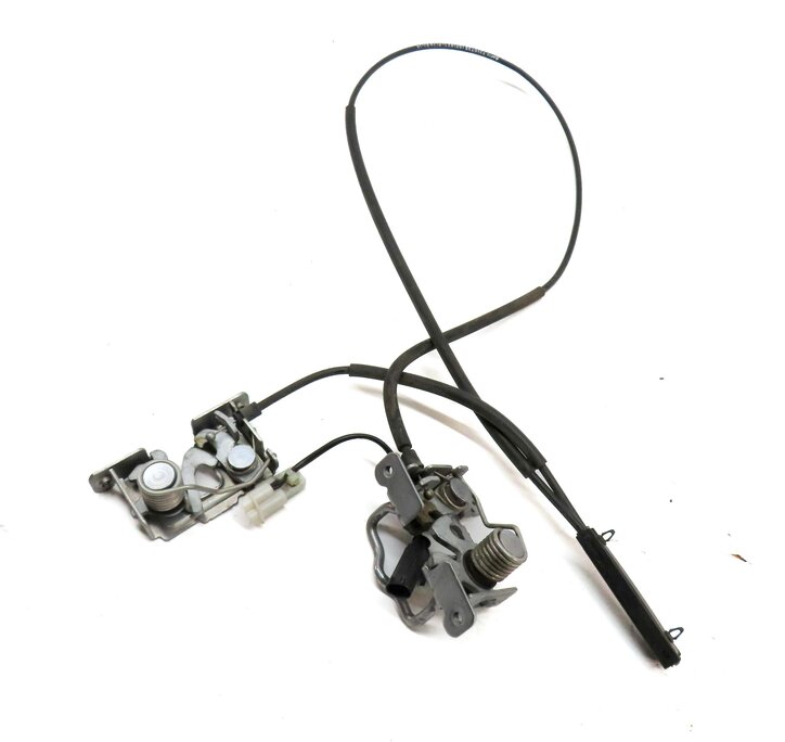 2014 BMW X3 (F25) FRONT HOOD LEFT & RIGHT LOCK LATCH SET 2 w/ CABLE 51237210731