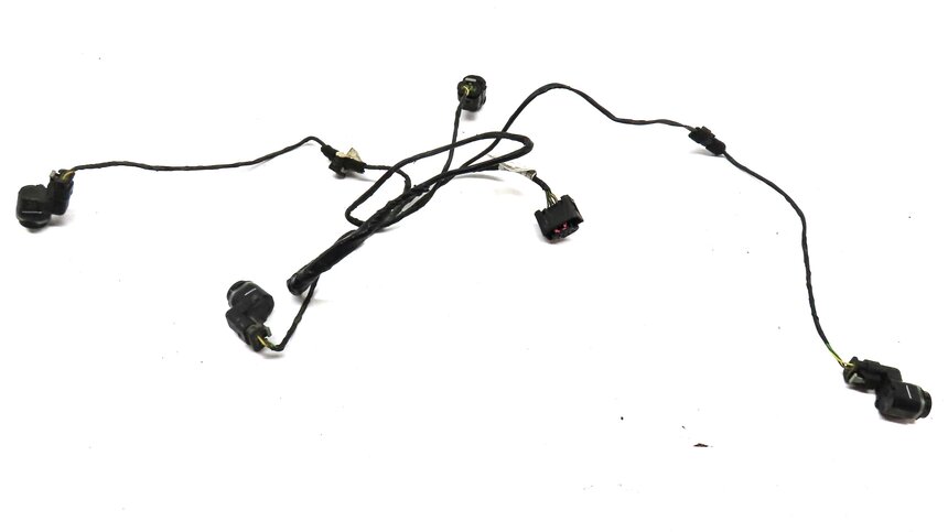 Thumbnail 2: 2014 BMW X3 (F25) REAR PARK ASSIST PDC SENSOR SET4 (BLACK) & WIRE WIRING HARNESS