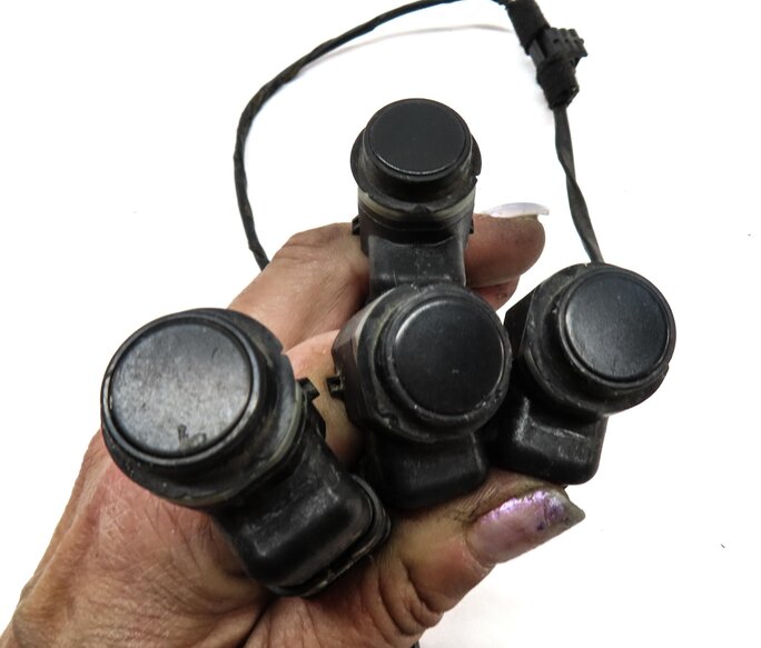 Thumbnail 5: 2014 BMW X3 (F25) REAR PARK ASSIST PDC SENSOR SET4 (BLACK) & WIRE WIRING HARNESS