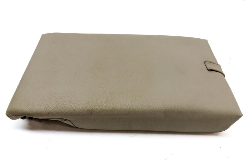 Thumbnail 4: 11-17 BMW X3 (F25) REAR CENTER SEAT FOLD DOWN ARMREST CUP HOLDER (OYSTER BEIGE)