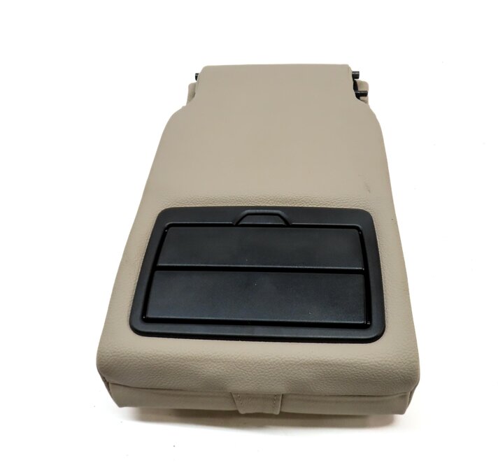 Thumbnail 6: 11-17 BMW X3 (F25) REAR CENTER SEAT FOLD DOWN ARMREST CUP HOLDER (OYSTER BEIGE)
