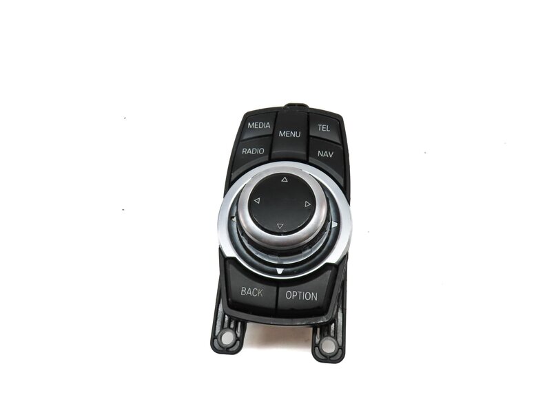 Thumbnail 2: 2014 BMW X3 (F25) CENTER CONSOLE IDRIVE MEDIA CONTROL KNOB & SWITCH BUTTON PANEL